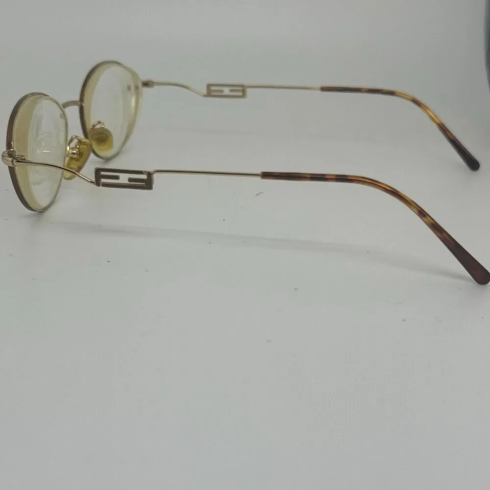 Fendi Eyeglasses Frames‎ Womens Brown Mocha Gold F55 H13787